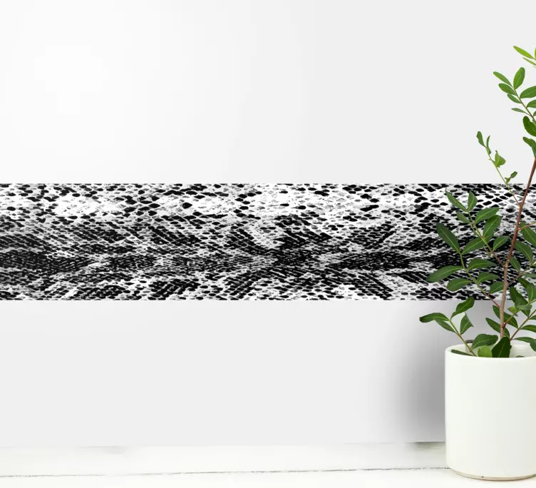 Slangeskala indgangsklistermærke - TenStickers