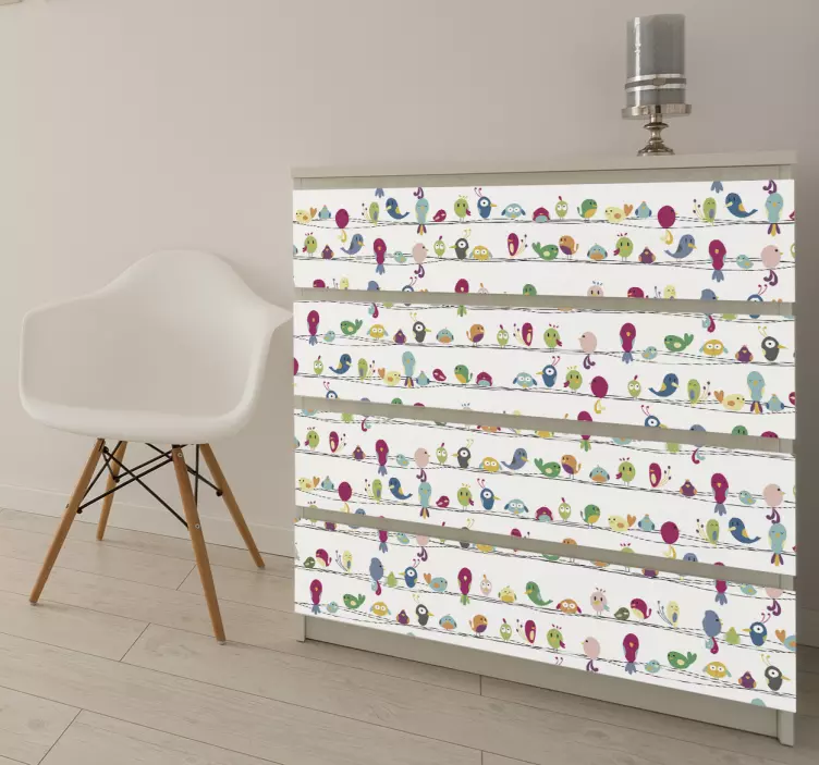 Små fulge wallsticker - TenStickers