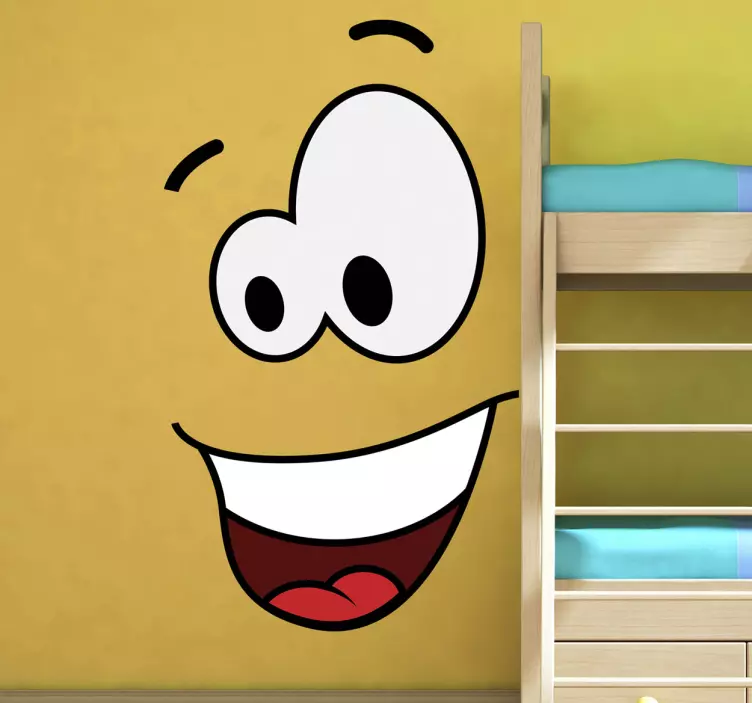 Smiley wallsticker - TenStickers