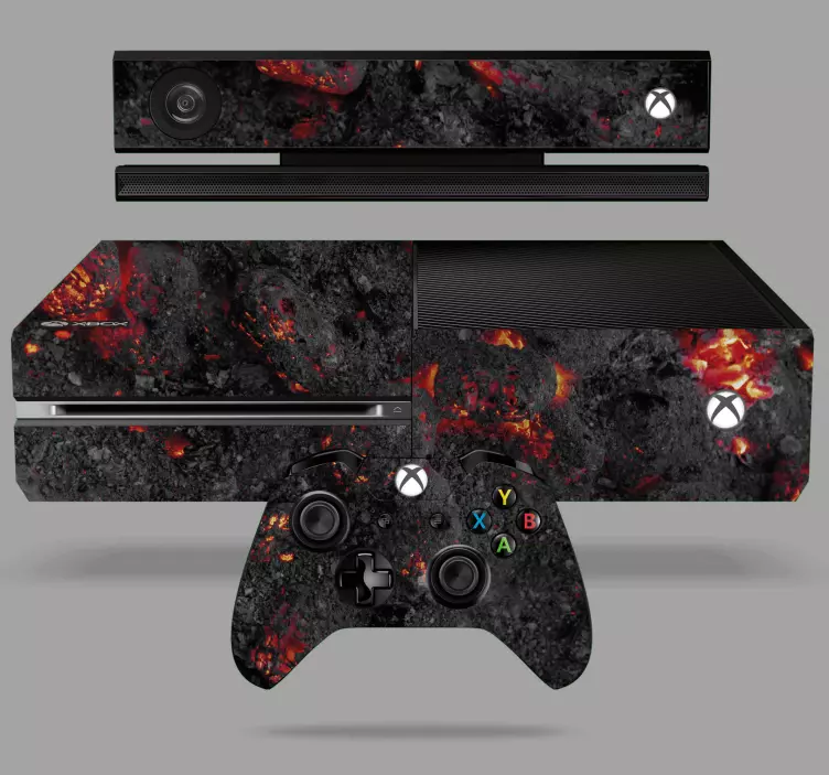 Smukt design af magma xbox skin - TenStickers