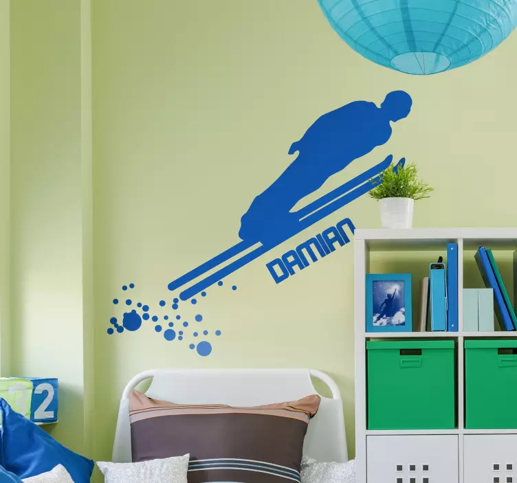 Snowboard tilpasses klistermærke - TenStickers