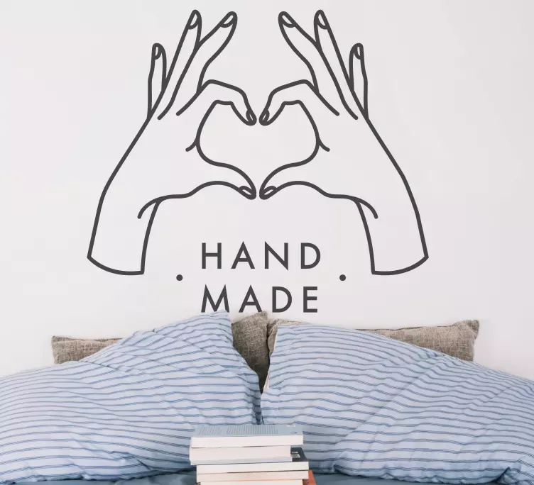 Søde design håndlavede etiket væg klistermærke - TenStickers