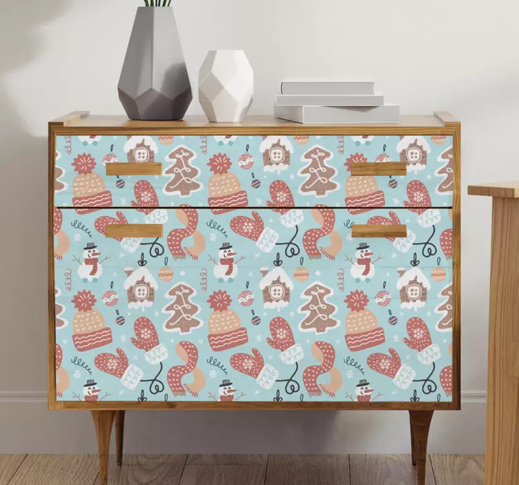 Søde honningkager hus jul klistermærke - TenStickers