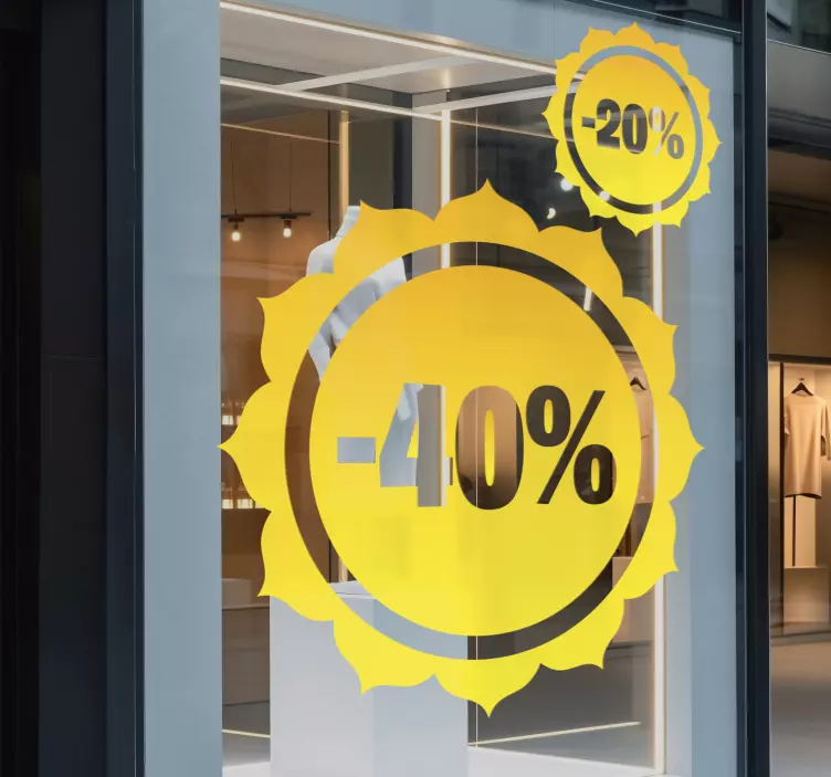 Sommersol rabat tilbud wallsticker - TenStickers