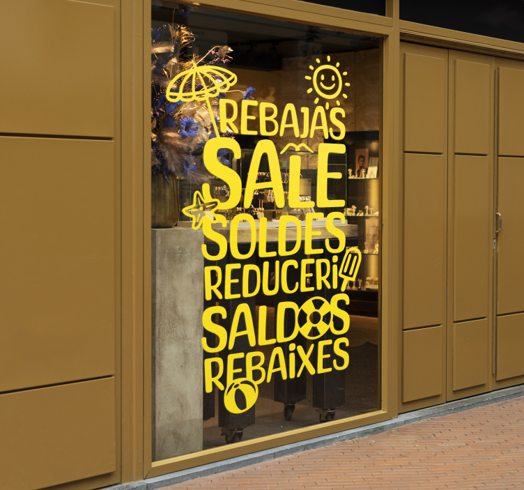 Sommersprog salgsklistermærke - TenStickers