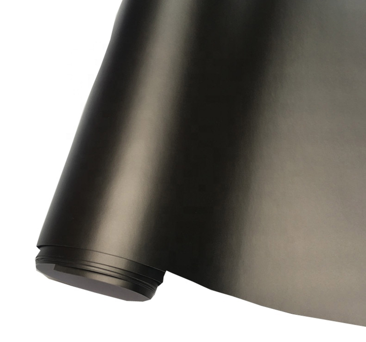 Sort almindeligt ark vinyl - TenStickers