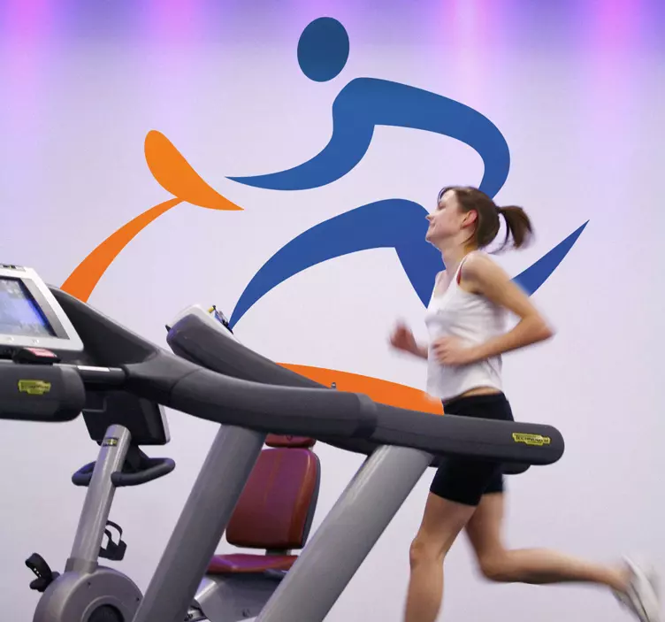 Sportsikon vægklistermærke - TenStickers