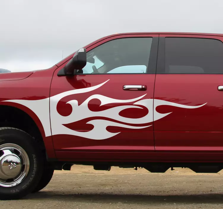 Stammemønster sticker til bil - TenStickers