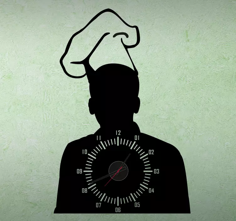 Kok ur klistermærke til køkkener - TenStickers