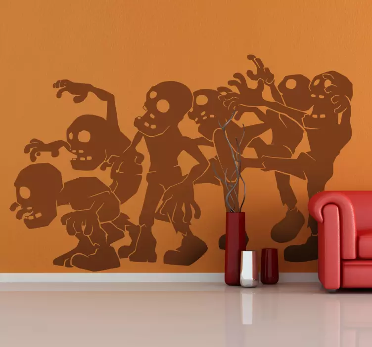 Stickers halloween zombies - TenStickers