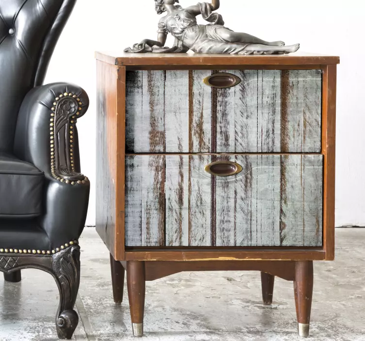 Stripning af træ folie til møbler - TenStickers