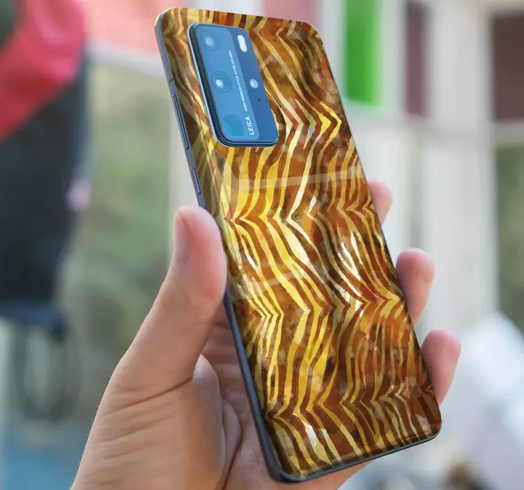 Strømmende bølgemønster Huawei klistermærke - TenStickers