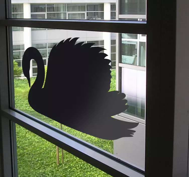 Svan silhuet dekal - TenStickers