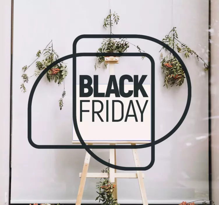 Tekst til salgsannoncering butiksvinduer klistermærke - TenStickers