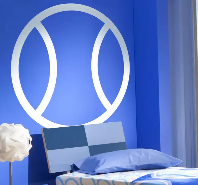 Tennisbold klistermærke - TenStickers