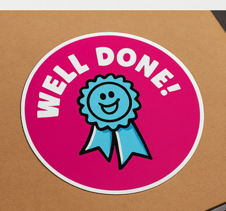 Wallstickers til børn Tillykkesæt klistermærke - TenStickers