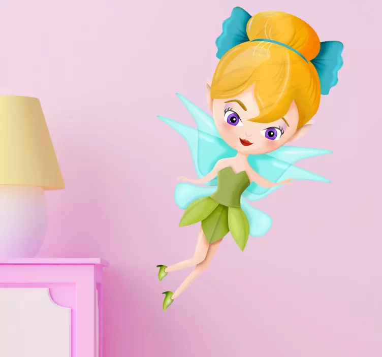 Tinker bell fairy kids klistermærke - TenStickers