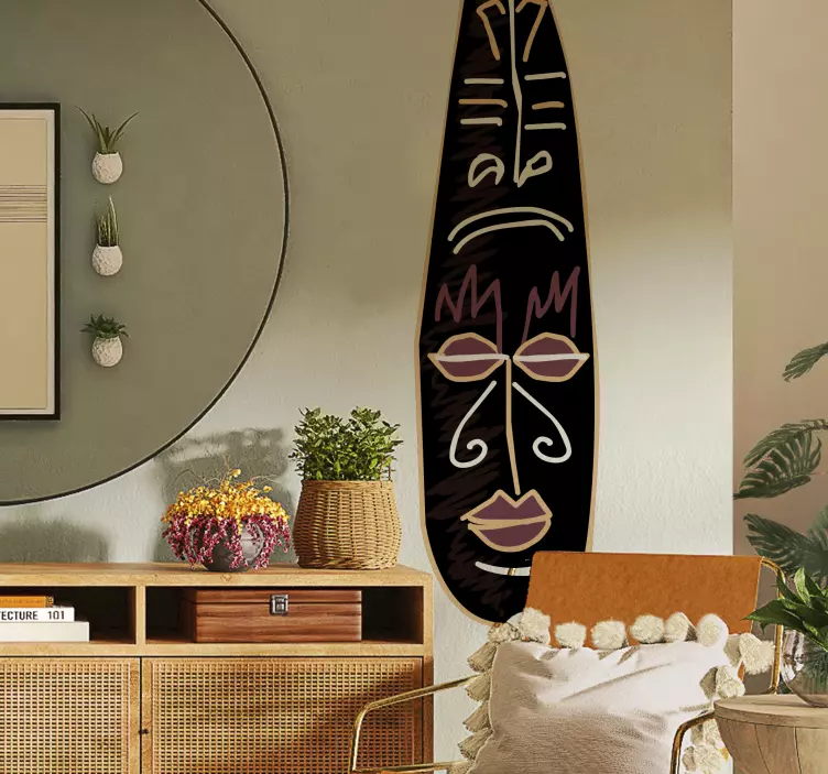 Totem indianer wallsticker - TenStickers