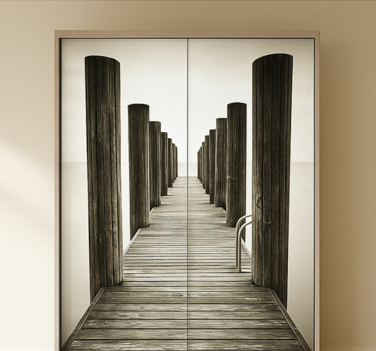 Trædæk folie til møbler - TenStickers