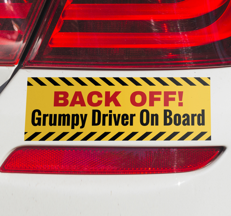 Trække sig tilbage klistermærke til bil - TenStickers