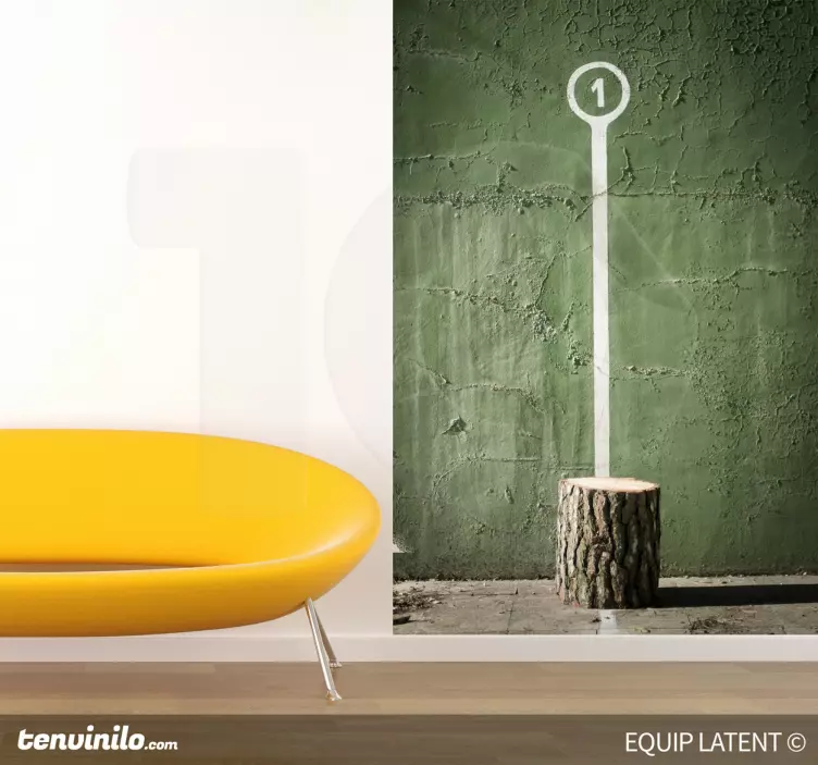 Træstubmarkør wallsticker dyr - TenStickers