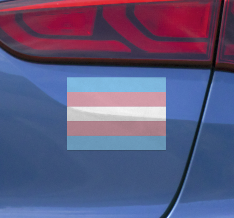 Transflag klistermærke til bil - TenStickers