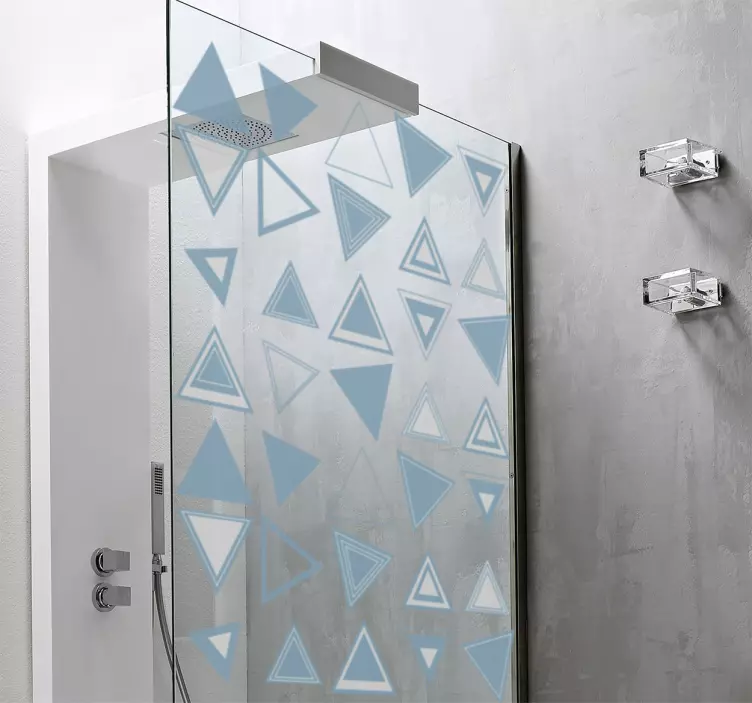 Trekantformet klistermærke med bruser - TenStickers