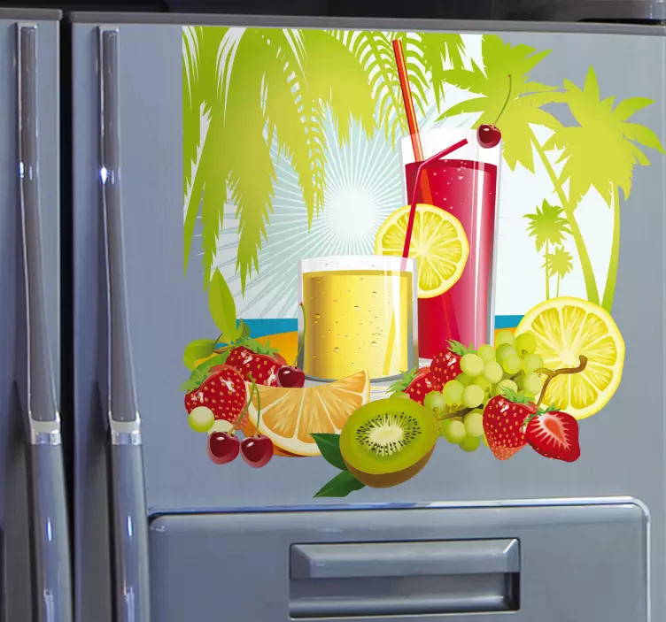 Tropisk juice wallsticker - TenStickers