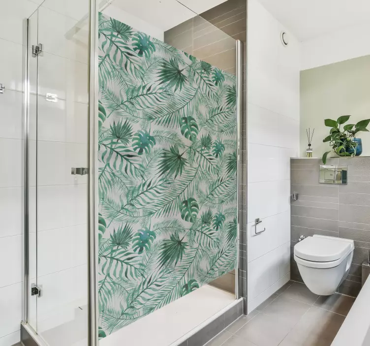 Tropiske planter bruser mærkater - TenStickers