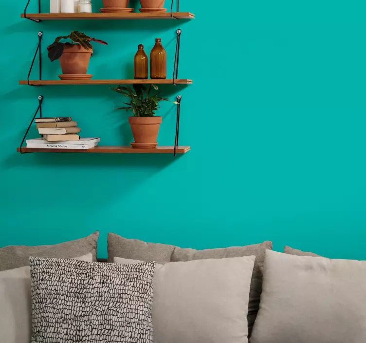 Turkis almindeligt vinyl klistermærke - TenStickers