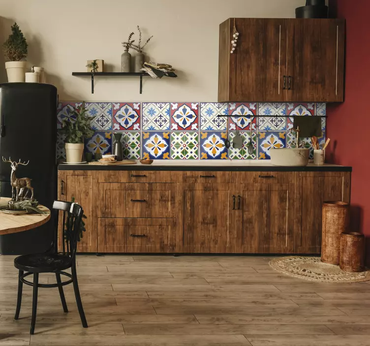 Typisk portugisisk flise klistermærke - TenStickers