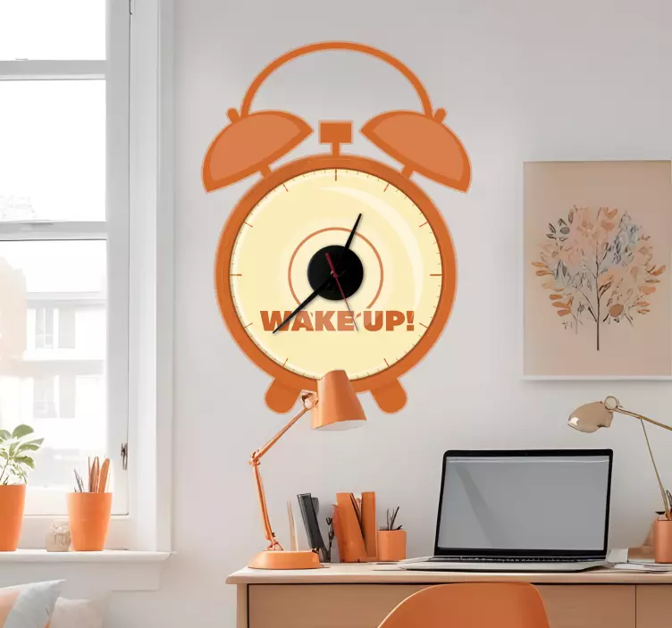 Vækkeur billede wallsticker dyr - TenStickers
