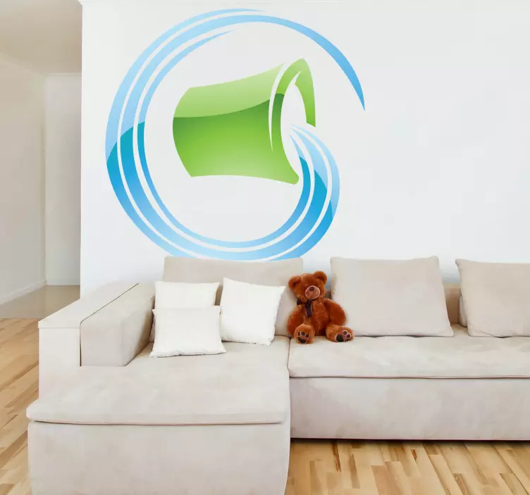 Vandmand stjernetegn vægklistermærke - TenStickers