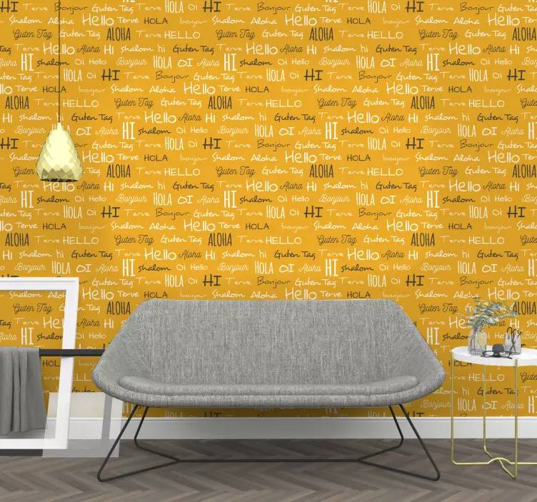 Varme hilsner wallsticker dyr - TenStickers