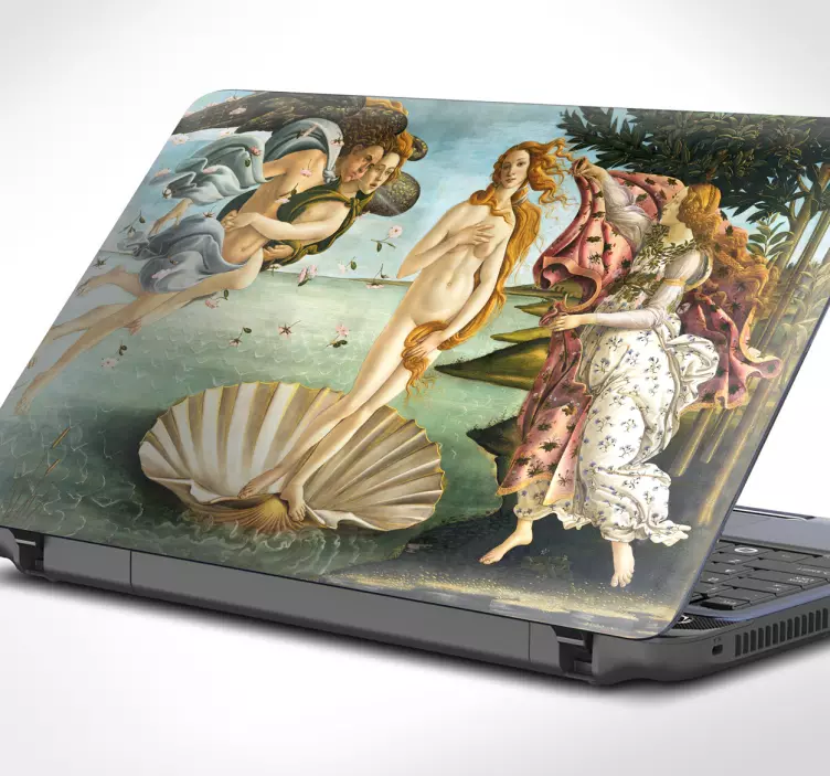 Venus botticelli bærbar klistermærke - TenStickers