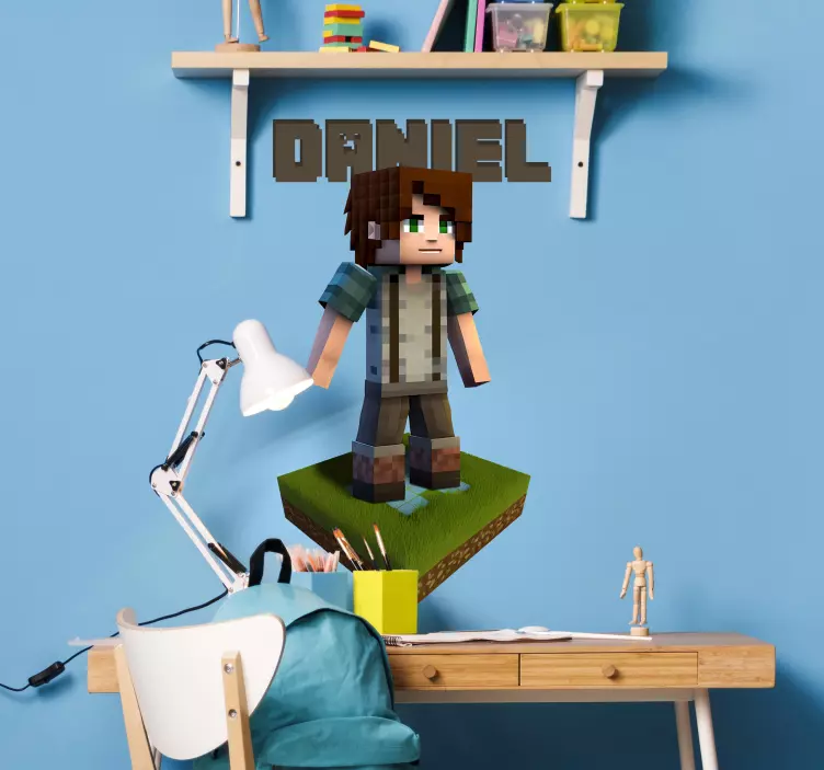 Videospil karakter videospil wallsticker - TenStickers