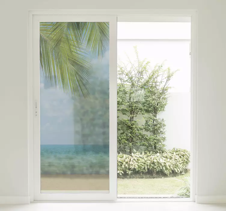 Vinduer med landskabsvindermærkat - TenStickers