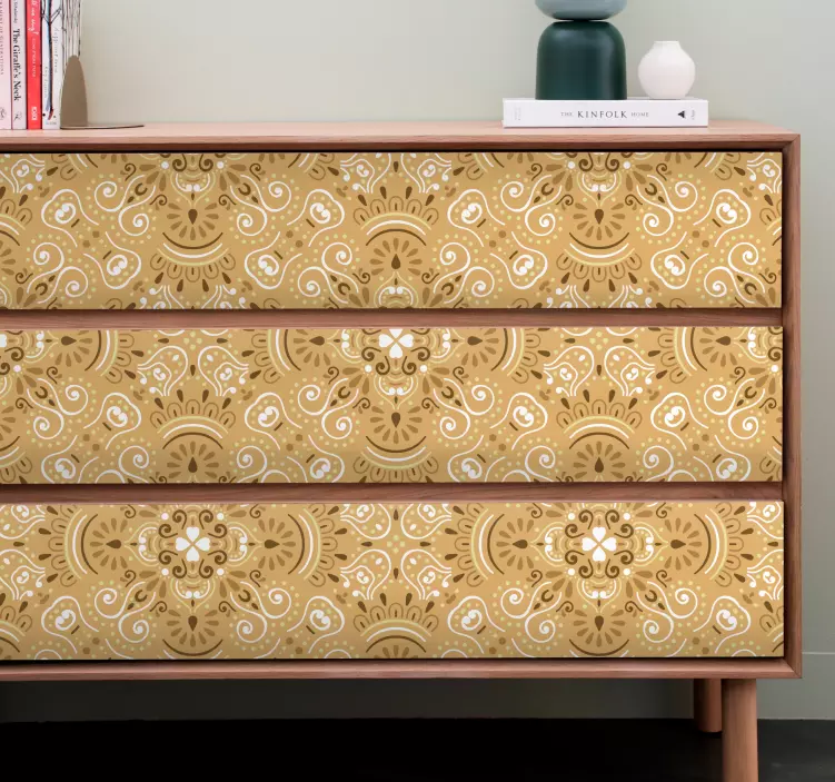 Vintage klistermærke med dekorativt mønster - TenStickers