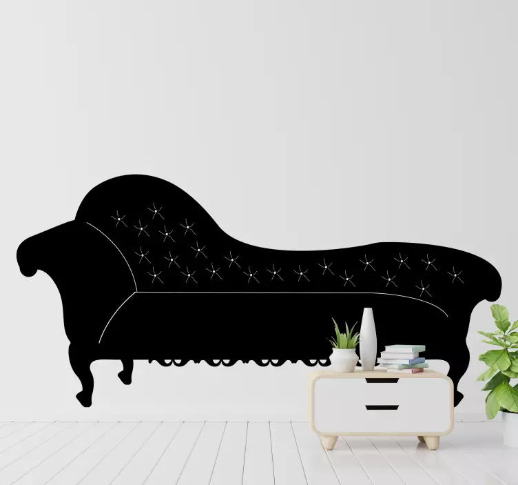 Vintage sofa wallsticker - TenStickers