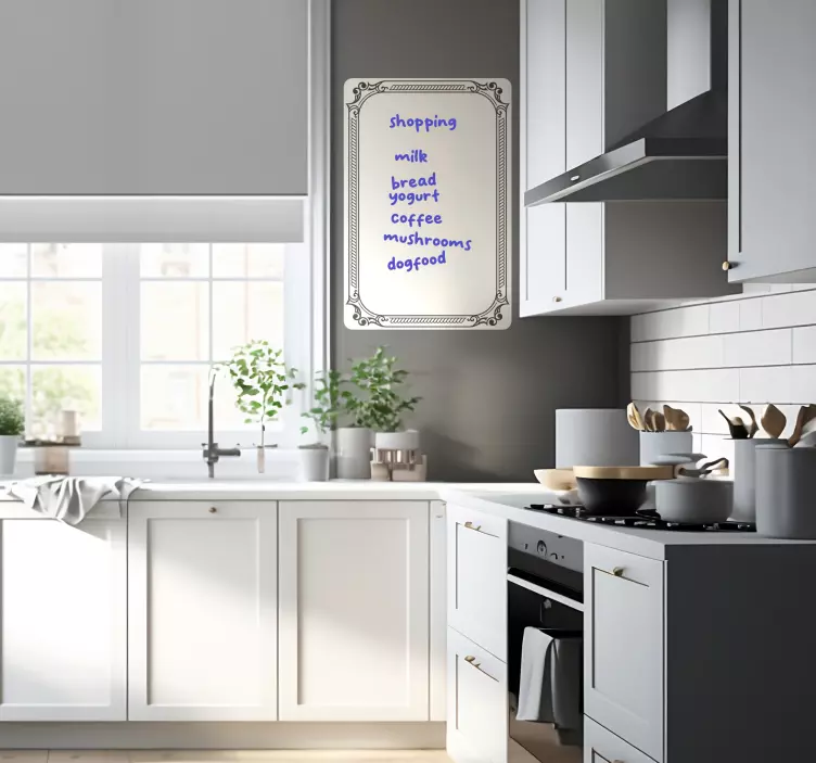 Vintage Whiteboard retro klistermærke - TenStickers