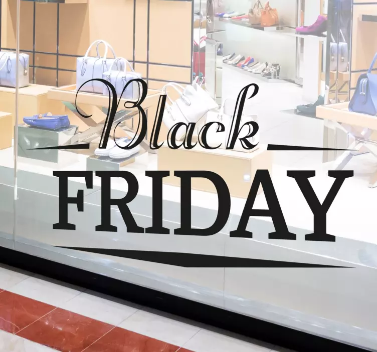 Wallsticker black friday - TenStickers