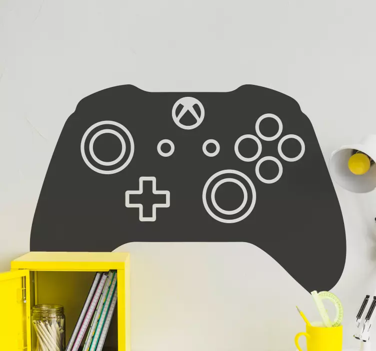 Wallsticker dyr gaming controller form - TenStickers