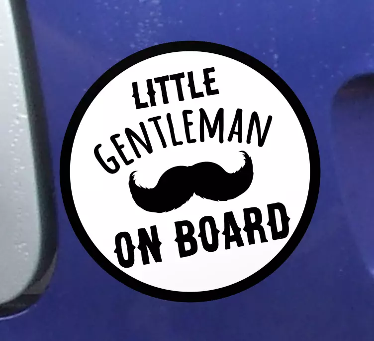Wallsticker dyr gentleman symbol vægklistermærke - TenStickers