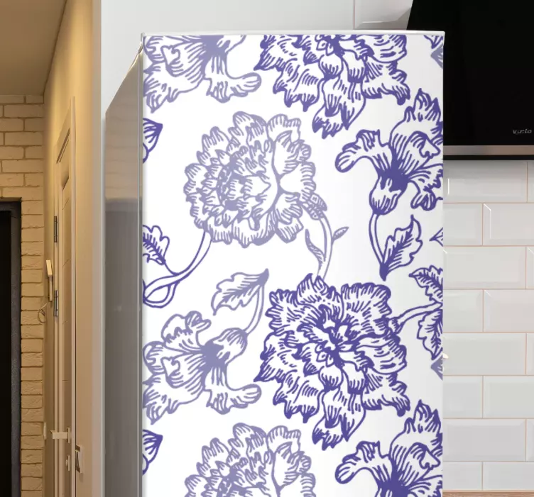 Wallsticker dyr med elegante blomster mønstre - TenStickers