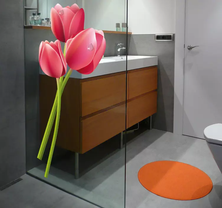 Wallstickers blomster tulipaner - TenStickers