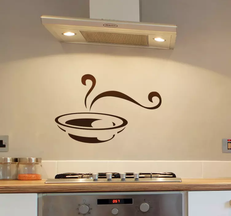 Wallstickers Køkken suppe - TenStickers