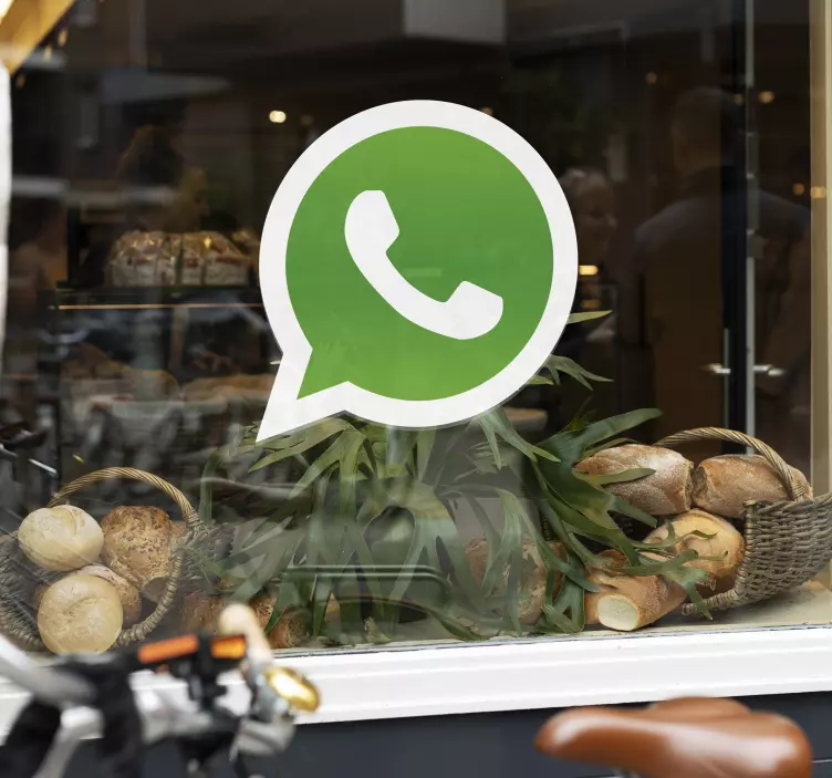 Whats app logo klistermærke - TenStickers