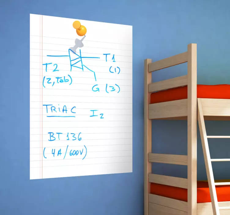 Whiteboard børn klistermærke - TenStickers