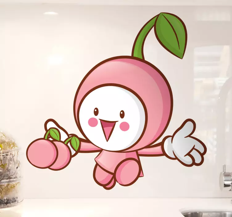 Wild cherry wallsticker - TenStickers