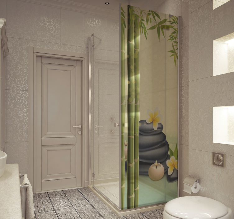 Zen sorte sten bruser skærm klistermærke - TenStickers